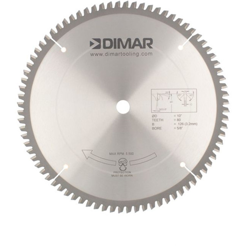 Contractor Saw Blades, 10", 80 Teeth, Non-Ferrous Use Brunswick Fyr & Safety