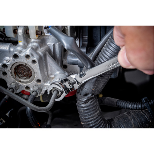 Jeu de cl&eacute;s, Raccord conique/T&ecirc;te articul&eacute;e, 6 morceaux, M&eacute;trique Brunswick Fyr & Safety