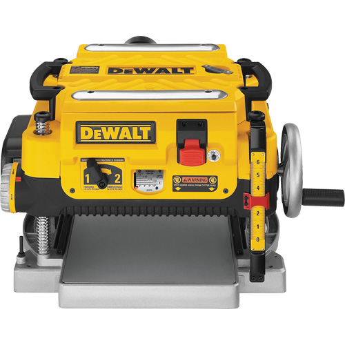 2-Speed Thickness Planer, 19-3/4" W x 22-1/2" L x 13-1/2" H, 20000 RPM No Load Speed Brunswick Fyr & Safety
