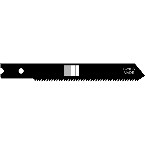 Lames de scie sauteuse, Acier rapide, Tige en U, 2-3/4" lo, 24 dents par pouce Brunswick Fyr & Safety