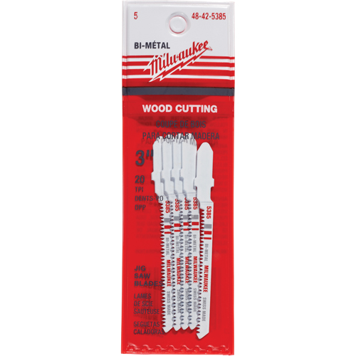 Jigsaw Blade, Bi-Metal, T-Shank, 3" L, 20 TPI Brunswick Fyr & Safety