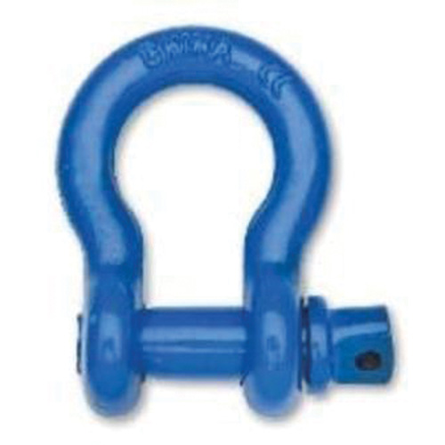 Farm Clevis Anchor Shackle, 1-1/8", Screw Pin, Coated Brunswick Fyr & Safety