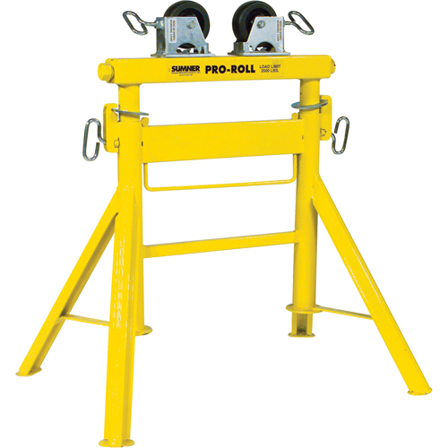 Pro Roll Pipe Stand, 1000 lbs. Load Capacity, 36" Pipe Capacity Brunswick Fyr & Safety