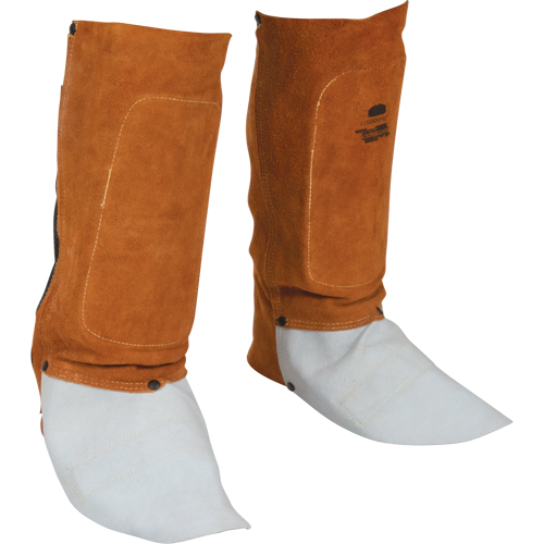 Leather Spats, 14" L, Lava Brown Brunswick Fyr & Safety