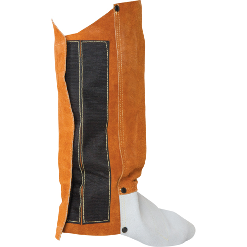 Leather Spats, 14" L, Lava Brown Brunswick Fyr & Safety