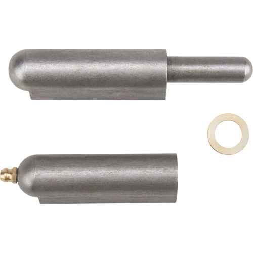 Weld-On Hinge, 0.787" Dia. x 5.906" L, Mild Steel w/Fixed Steel Pin Brunswick Fyr & Safety