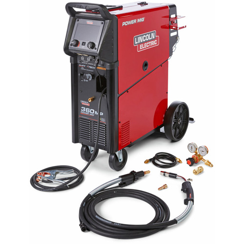 POWER MIG&reg; 360MP Multi-Process Welder, 208 V/230 V/460 V/575 V, 1 Ph, 50/60 Hz Brunswick Fyr & Safety