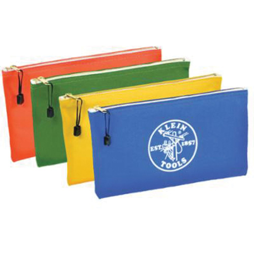 4-Pack Zipper Bag Tool Pouches, Tool Holder, Canvas, 1 Pockets Brunswick Fyr & Safety
