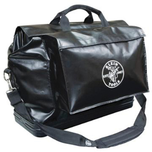 Equipment Bag, Vinyl, 2 Pockets, Black Brunswick Fyr & Safety