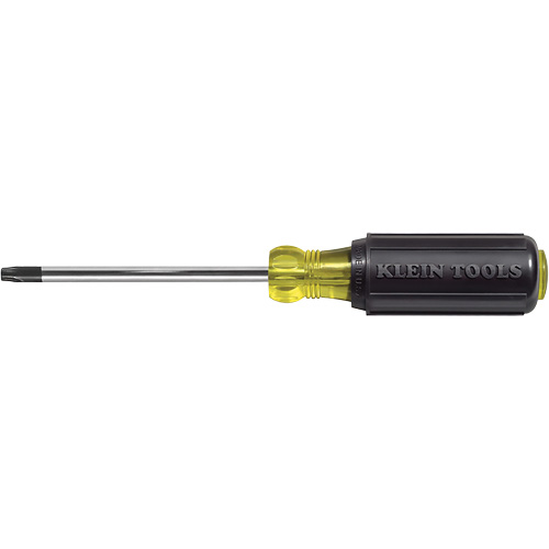 Tournevis Klein a/manche caoutchout&eacute;-Tournevis Torx &agrave; tige ronde Brunswick Fyr & Safety