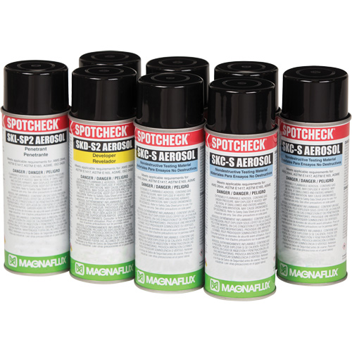 Solvent Removable Visible Penetrant Testing Kits, Kit Brunswick Fyr & Safety