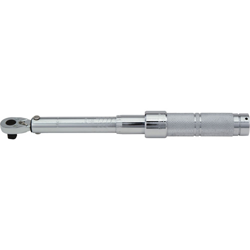 Cl&eacute; dynamom&eacute;trique microm&eacute;trique &agrave; cliquet, &agrave; cliquer, Entraînement 1/2" carr&eacute;, 50 - 250 lb-pi Brunswick Fyr & Safety