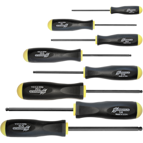 Jeux de tournevis ball driver - SAE, 8 m Brunswick Fyr & Safety