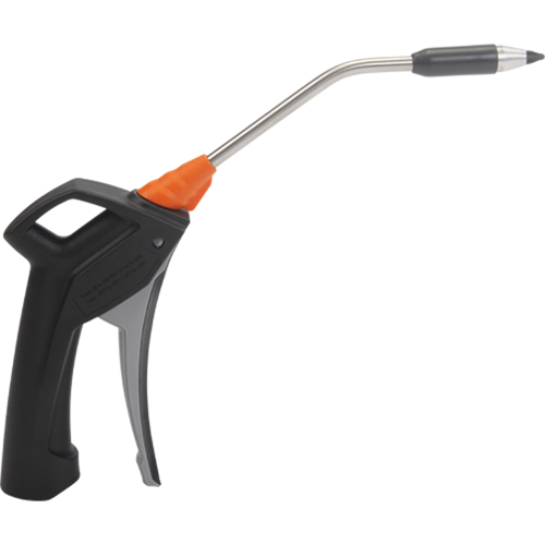 Heavy-Duty Air Blow Gun With 5 1/2" S.S. Nozzle and Silencer Brunswick Fyr & Safety