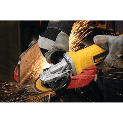 Petite meuleuse d'angle avec interrupteur &agrave; palette, 4-1/2", 120 V, 9 A, 12 000 Tr/min Brunswick Fyr & Safety