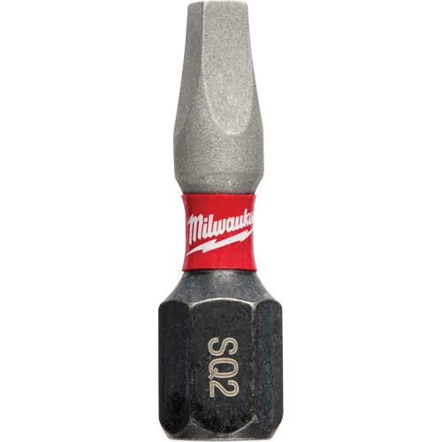 Shockwave Impact Insert Bit, Square, #2, 1/4" Drive Brunswick Fyr & Safety