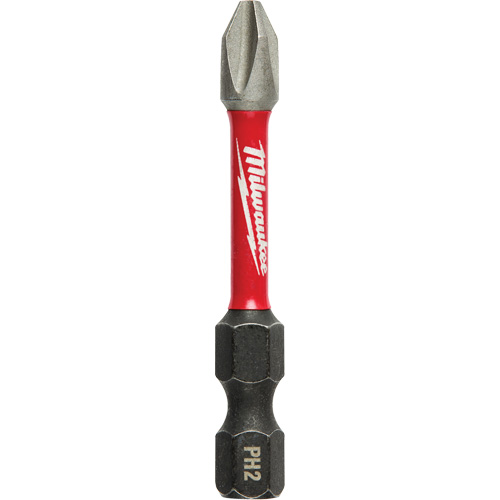 Shockwave Impact Power Bit, Phillips, #2 Tip, 1/4" Drive Size, 2" Length Brunswick Fyr & Safety