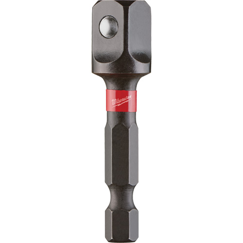 Shockwave Impact Driver Socket Adapter, 1/4" Drive Size, 3/8" Male Size, Ball, 1-7/8" L Brunswick Fyr & Safety