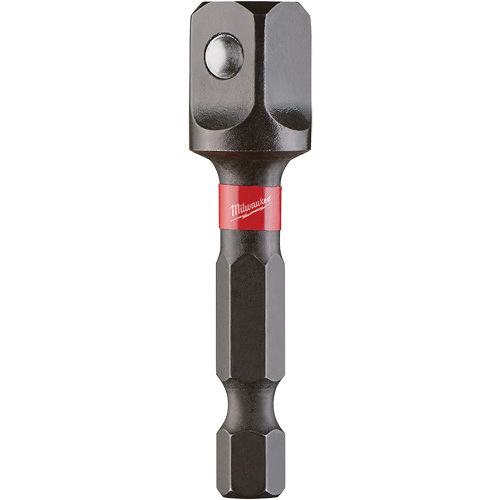 Adaptateurs de douilles &agrave; chocs Shockwave, 1/4" Prise, Dimension m&acirc;le 3/8", Sph&eacute;rique, 1-7/8" lo Brunswick Fyr & Safety