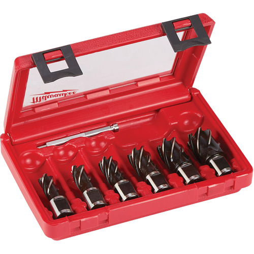 Annular Cutter Drill Bit Set, 6 Pieces, High Speed Steel Brunswick Fyr & Safety