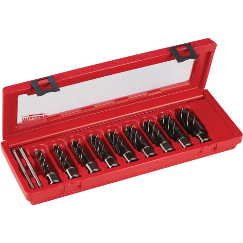 Annular Cutter Drill Bit Set, 9 Pieces, High Speed Steel Brunswick Fyr & Safety