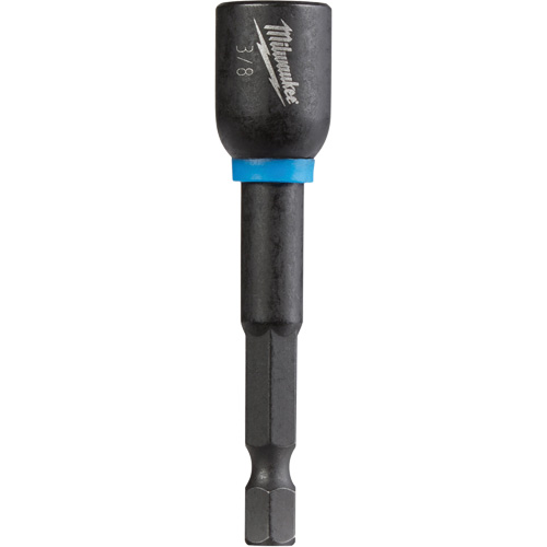 Shockwave Impact Duty Nut Driver, 1/4" Tip, 3/8" Drive, 2-9/16" L, Magnetic Brunswick Fyr & Safety
