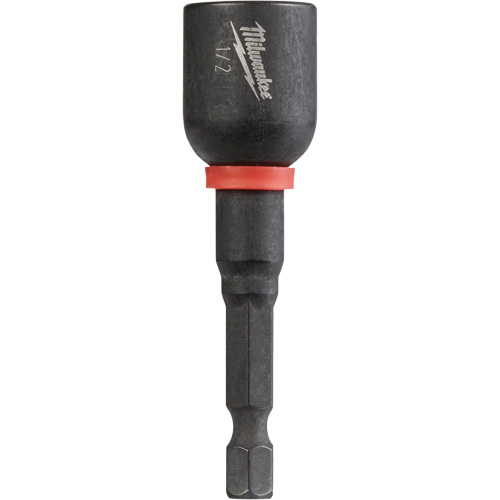 Shockwave Impact Duty Nut Driver, 1/4" Tip, 1/2" Drive, 2-9/16" L, Magnetic Brunswick Fyr & Safety
