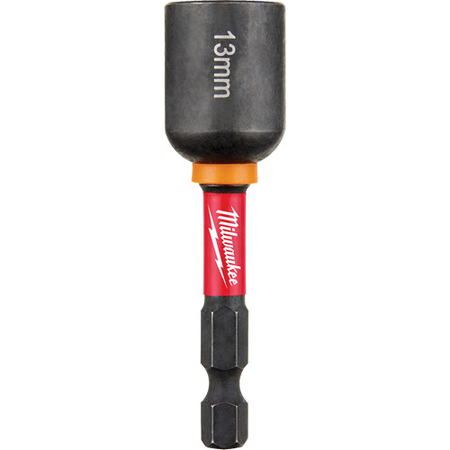 Tourne-&eacute;crou Shockwave Impact Duty, Embout 1/4", Prise 13 mm, 2-9/16" lo, Magn&eacute;tique Brunswick Fyr & Safety