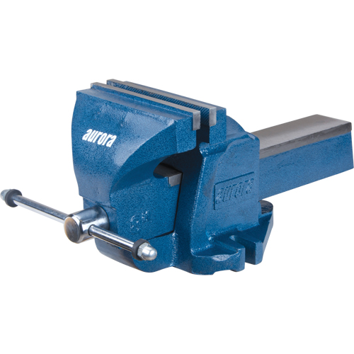 Heavy-Duty Bench Vise, 8" Jaw Width, 4" Throat Depth Brunswick Fyr & Safety