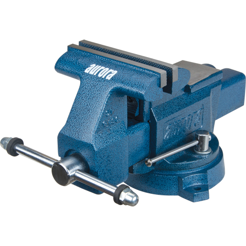 Utility Workshop Vise, 6" Jaw Width, 3-4/10" Throat Depth Brunswick Fyr & Safety