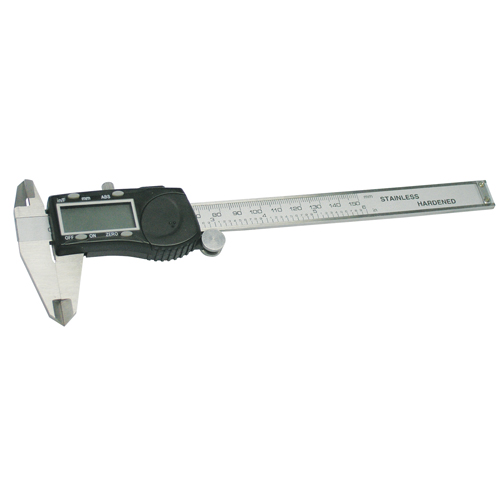 Digital Fractional Caliper, 0.005" (0.01 mm) Resolution, 0" - 6" ( 0 mm - 150 mm) Range Brunswick Fyr & Safety