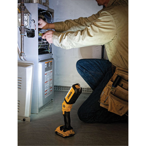 Lampe de travail portative, DEL, 500 lumens, 3 hres de fonctionnement, piles Rechargeable, Non compris Brunswick Fyr & Safety