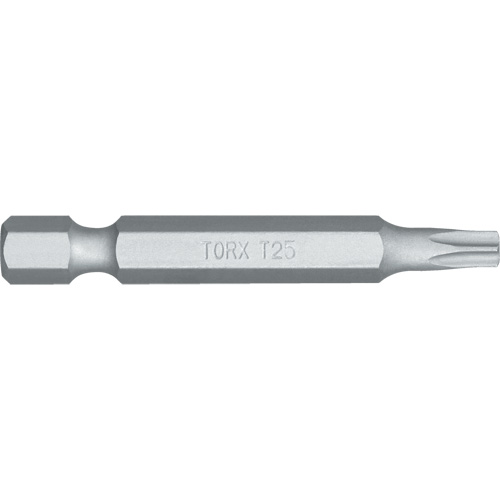 Embout de tournevis, Torx, Embout T-25, Prise 1/4", Longueur 4-4/5" Brunswick Fyr & Safety