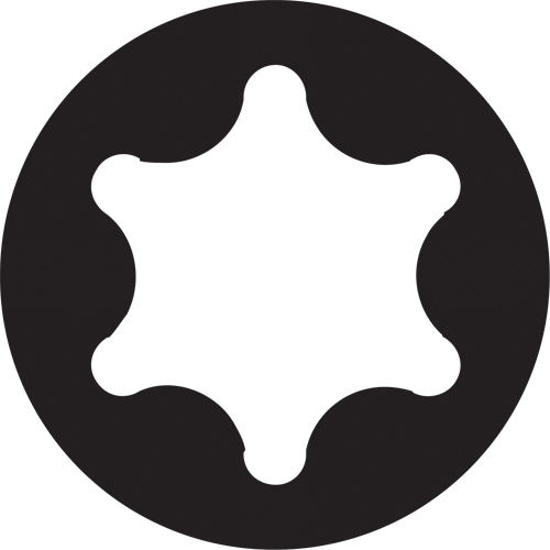 Sixpac Plus Multi-Bit Screwdriver -Replacement Bit, Security Torx, 8, 1/4" Drive Brunswick Fyr & Safety