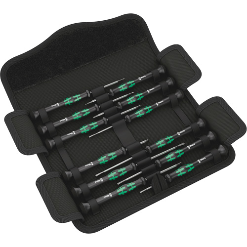 Jeu de tournevis s&eacute;rie Micro, 12 mcx Brunswick Fyr & Safety