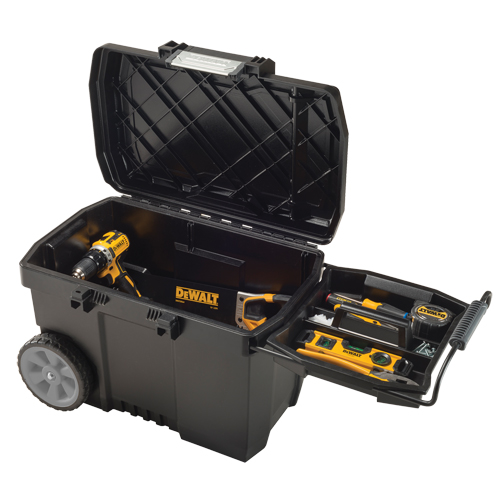 Coffre &agrave; outils pour entrepreneur, 15-19/32" la x 24-13/16" p x 16-1/2" h, Noir Brunswick Fyr & Safety