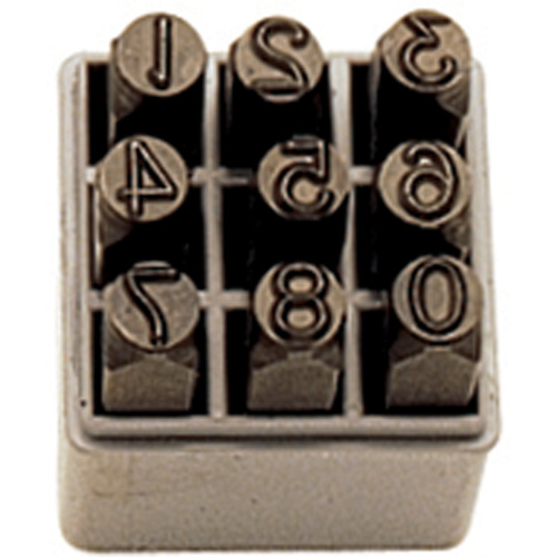 Number Hand Stamp Set, 9 Pieces Brunswick Fyr & Safety