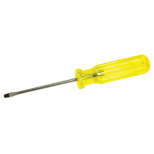 Tournevis &agrave; fente, 3/16", 8-1/4" lo, Prise Plastique Brunswick Fyr & Safety