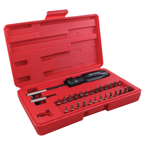 Gearless Screwdriver Set In Plastic Storage Case, 10" L Brunswick Fyr & Safety