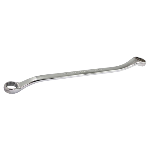 Box Wrench, 12 Point, 13/16" x 7/8", 15° Offset, Chrome Finish Brunswick Fyr & Safety