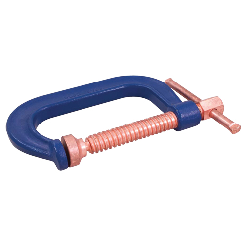 C-Clamp, 4" (102 mm) Capacity, 3" (76 mm) Throat Depth Brunswick Fyr & Safety