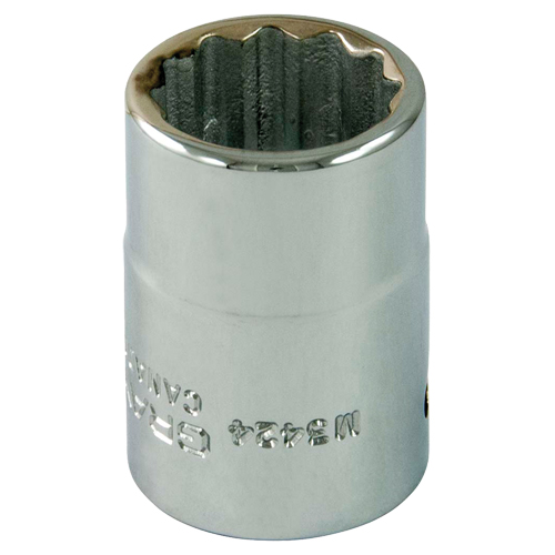 Socket, 24 mm, 3/4" Drive, 12 Points Brunswick Fyr & Safety