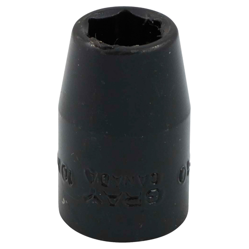 Socket, Impact, 10 mm, 3/8" Drive, 6 Points Brunswick Fyr & Safety