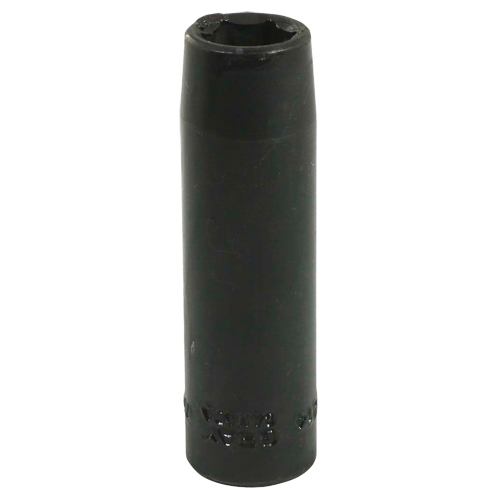 Socket, Impact, 7/16", 3/8" Drive, 6 Points, Deep Brunswick Fyr & Safety