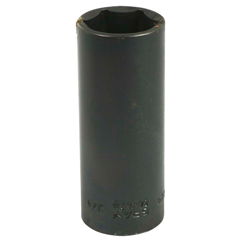 Socket, Impact, 3/4", 3/8" Drive, 6 Points, Deep Brunswick Fyr & Safety