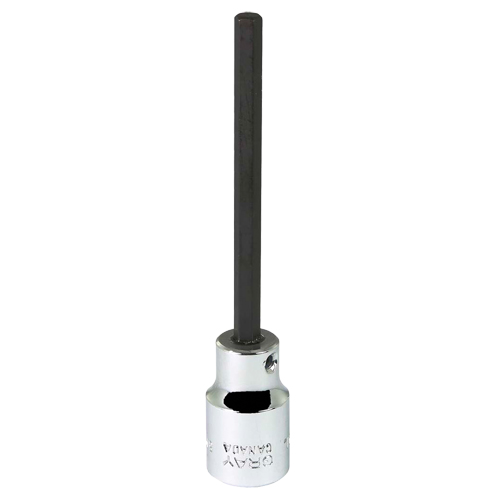 Douille &agrave; embout, 5 mm x 3-7/8" lo, Prise 3/8" Brunswick Fyr & Safety