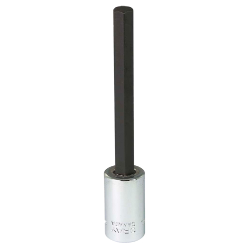 Extra Long Bit  Socket, 8 mm x 4" L, 3/8" Drive Brunswick Fyr & Safety