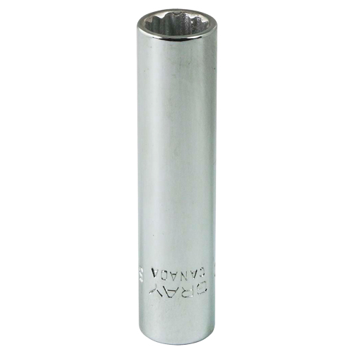 Socket, 5/16", 1/4" Drive, 12 Points Brunswick Fyr & Safety