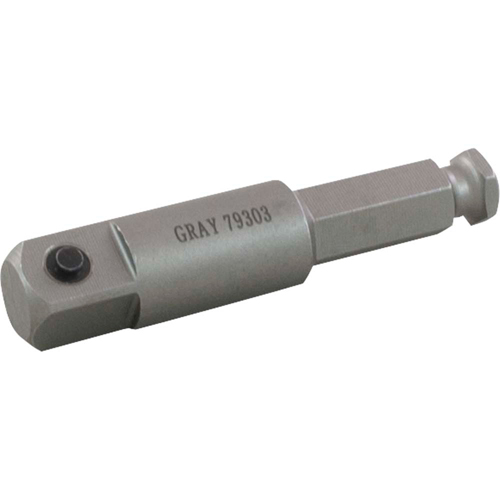 Male Hex Extension, 1/2" Drive, 3" L Brunswick Fyr & Safety