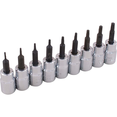 Socket Set, Torx&reg;, 3/8" Drive, 9 Pcs Brunswick Fyr & Safety